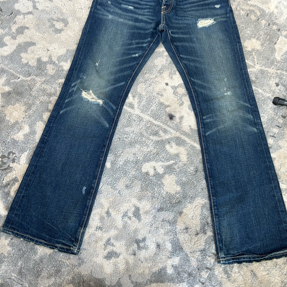 Abercrombie & Fitch Dark Blue Bootcut Jeans